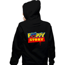 Load image into Gallery viewer, Secret_Shirts Zippered Hoodies, Unisex / Small / Black Poppy Story

