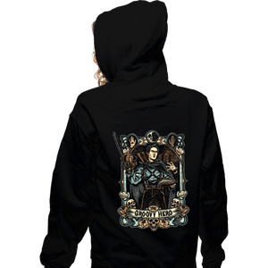 Daily_Deal_Shirts Zippered Hoodies, Unisex / Small / Black The Groovy Hero