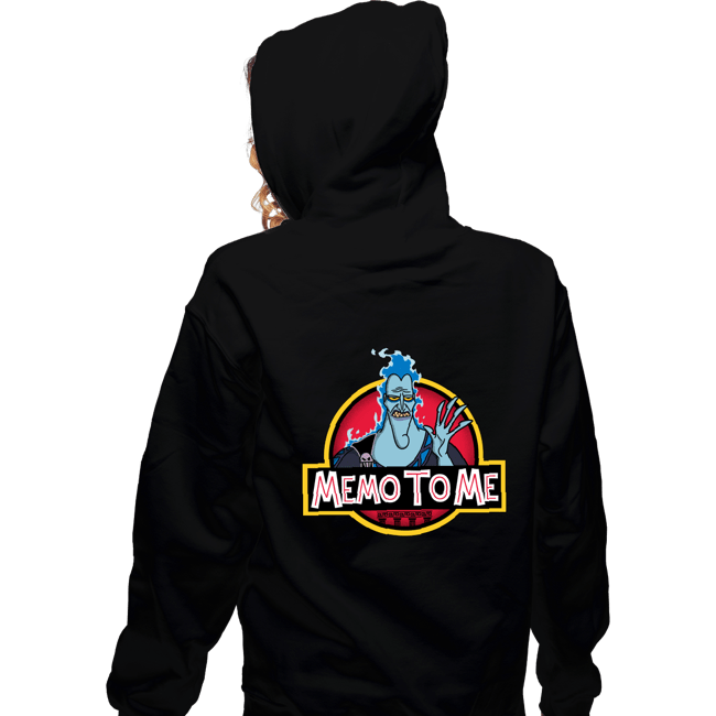 Daily_Deal_Shirts Zippered Hoodies, Unisex / Small / Black Memo To Me