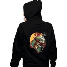 Load image into Gallery viewer, Shirts Zippered Hoodies, Unisex / Small / Black Mandalorian Hunter
