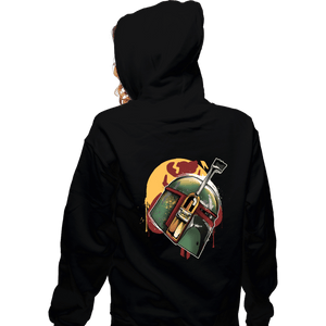 Shirts Zippered Hoodies, Unisex / Small / Black Mandalorian Hunter