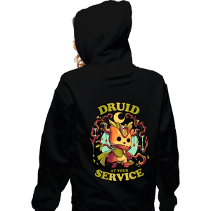 Daily_Deal_Shirts Zippered Hoodies, Unisex / Small / Black Druid's Call