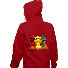 Load image into Gallery viewer, Shirts Zippered Hoodies, Unisex / Small / Red Epic Bro Fist
