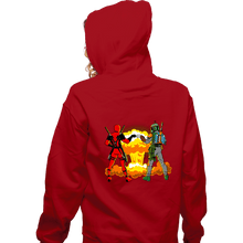 Load image into Gallery viewer, Shirts Zippered Hoodies, Unisex / Small / Red Epic Bro Fist
