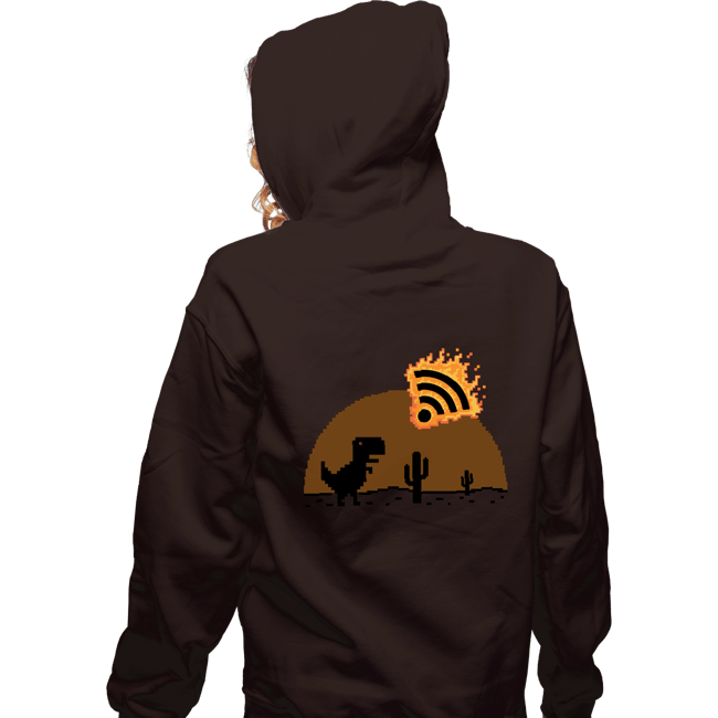 Shirts Zippered Hoodies, Unisex / Small / Dark Chocolate Apocalypsis Signal