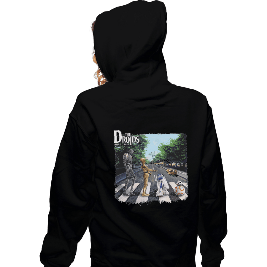 Shirts Zippered Hoodies, Unisex / Small / Black Droids