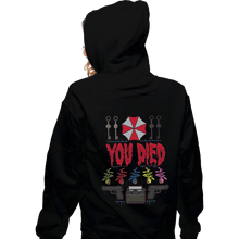 Load image into Gallery viewer, Shirts Pullover Hoodies, Unisex / Small / Black You Died
