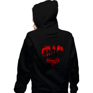 Shirts Zippered Hoodies, Unisex / Small / Black Mandy Metal