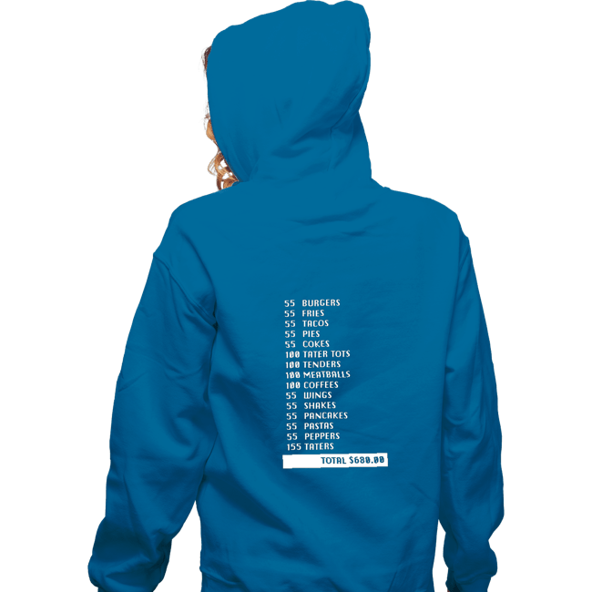 Secret_Shirts Zippered Hoodies, Unisex / Small / Royal Blue 55 Burgers