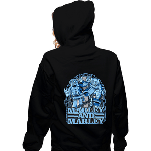 Daily_Deal_Shirts Zippered Hoodies, Unisex / Small / Black Marley And Marley