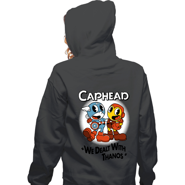 Daily_Deal_Shirts Zippered Hoodies, Unisex / Small / Dark Heather Caphead
