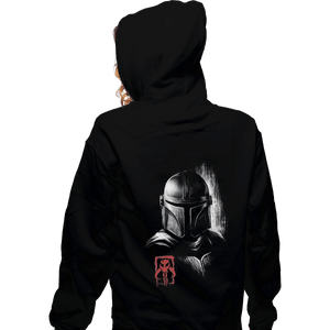 Shirts Zippered Hoodies, Unisex / Small / Black Mando Ink