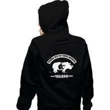 Load image into Gallery viewer, Secret_Shirts Zippered Hoodies, Unisex / Small / Black WARM!
