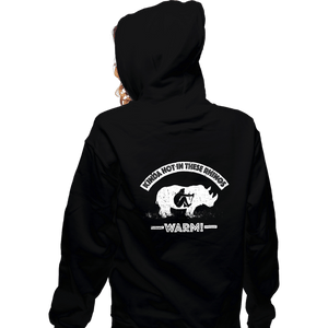 Secret_Shirts Zippered Hoodies, Unisex / Small / Black WARM!