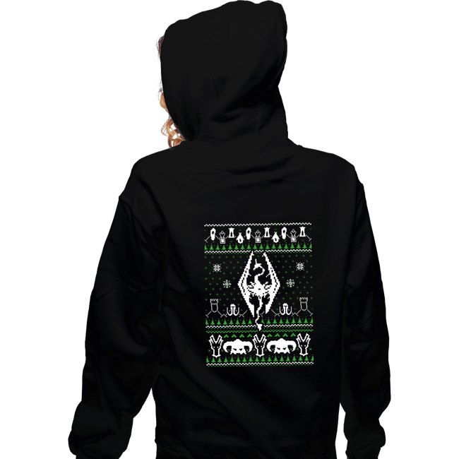 Shirts Zippered Hoodies, Unisex / Small / Black Skyrim Sweater