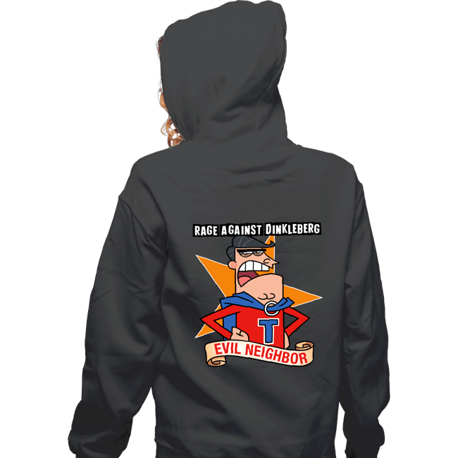 Shirts Zippered Hoodies, Unisex / Small / Dark Heather Evil Neighbor
