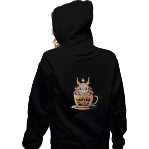 Shirts Zippered Hoodies, Unisex / Small / Black Black Coffee