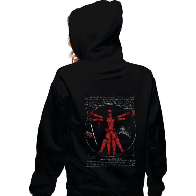 Secret_Shirts Zippered Hoodies, Unisex / Small / Black Vitruvian Mercenary