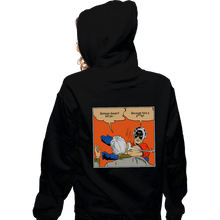 Load image into Gallery viewer, Secret_Shirts Zippered Hoodies, Unisex / Small / Black Peace Slap
