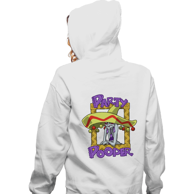 Shirts Zippered Hoodies, Unisex / Small / White Party Pooper