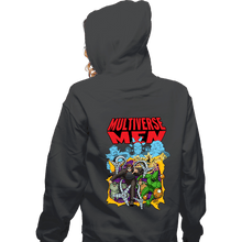 Load image into Gallery viewer, Daily_Deal_Shirts Zippered Hoodies, Unisex / Small / Dark Heather Multiverse Men

