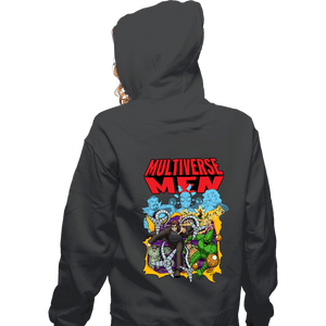 Daily_Deal_Shirts Zippered Hoodies, Unisex / Small / Dark Heather Multiverse Men