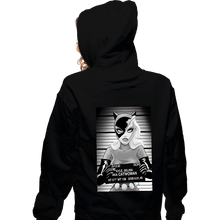 Load image into Gallery viewer, Secret_Shirts Zippered Hoodies, Unisex / Small / Black Not So Purfffect Crime
