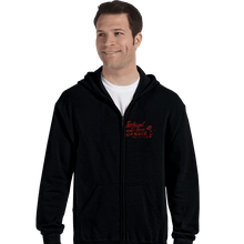 Load image into Gallery viewer, Sold_Out_Shirts Zippered Hoodies, Unisex / Small / Black Cowboy Garage
