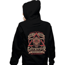 Load image into Gallery viewer, Shirts Zippered Hoodies, Unisex / Small / Black Gatekeeper
