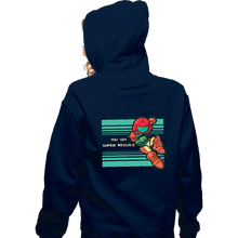 Load image into Gallery viewer, Daily_Deal_Shirts Zippered Hoodies, Unisex / Small / Navy Mega Missile!
