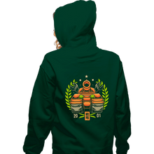 Load image into Gallery viewer, Shirts Zippered Hoodies, Unisex / Small / Irish Green Orange Star Forces
