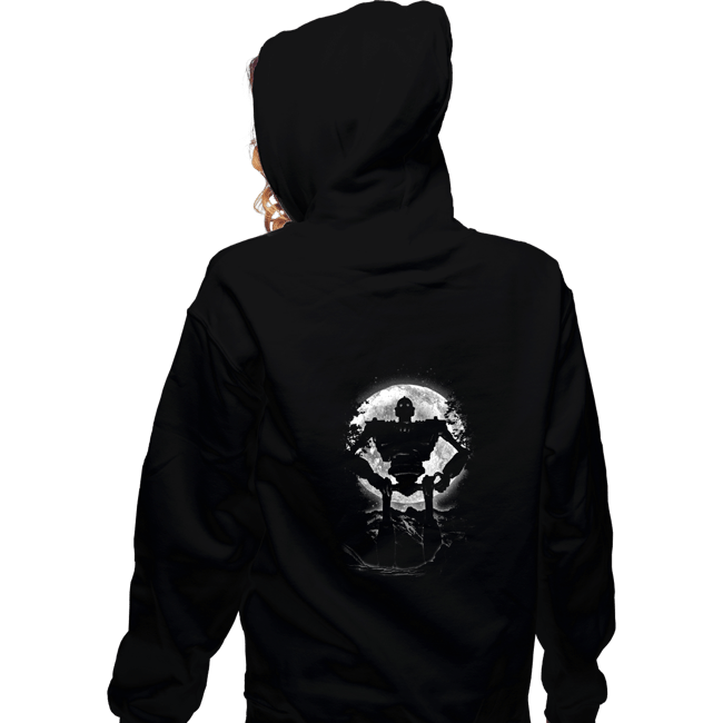 Shirts Zippered Hoodies, Unisex / Small / Black Moonlight Giant