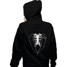 Load image into Gallery viewer, Shirts Zippered Hoodies, Unisex / Small / Black Jack Skeleton
