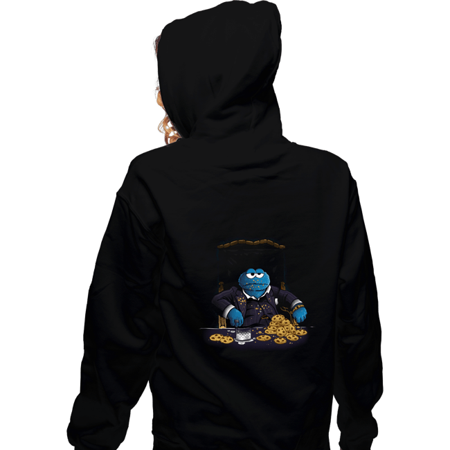 Daily_Deal_Shirts Zippered Hoodies, Unisex / Small / Black Cookiesface