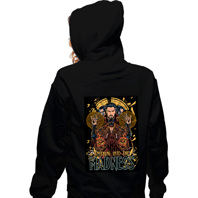 Shirts Zippered Hoodies, Unisex / Small / Black Entering Into The Madness