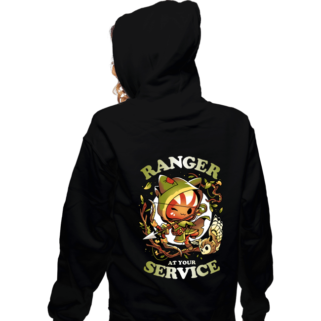 Daily_Deal_Shirts Zippered Hoodies, Unisex / Small / Black Ranger's Call
