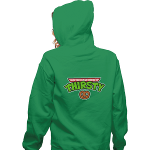 Shirts Pullover Hoodies, Unisex / Small / Irish Green These Pretzels Are Making Me Thirsty