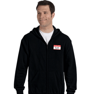 Secret_Shirts Zippered Hoodies, Unisex / Small / Black Hello There Kenobi