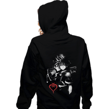 Load image into Gallery viewer, Shirts Zippered Hoodies, Unisex / Small / Black Sora Ink
