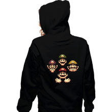 Load image into Gallery viewer, Daily_Deal_Shirts Zippered Hoodies, Unisex / Small / Black Brohemian Rhapsody
