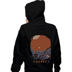 Shirts Zippered Hoodies, Unisex / Small / Black Visit Zebes