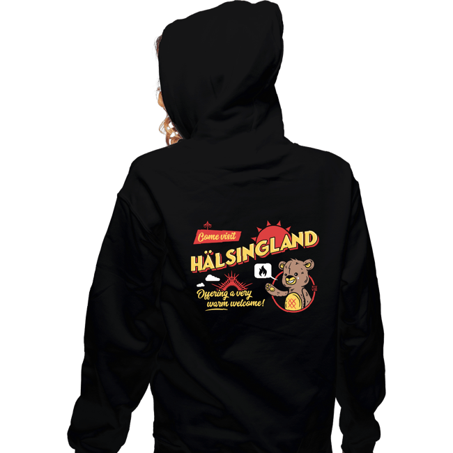 Daily_Deal_Shirts Zippered Hoodies, Unisex / Small / Black A Warm Welcome