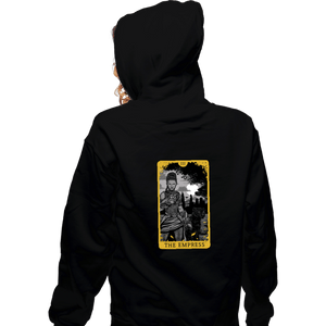 Shirts Zippered Hoodies, Unisex / Small / Black Tarot The Empress