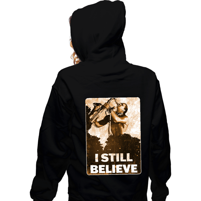 Secret_Shirts Zippered Hoodies, Unisex / Small / Black The Sax Man