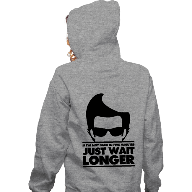 Secret_Shirts Zippered Hoodies, Unisex / Small / Sports Grey Just Wait Longer