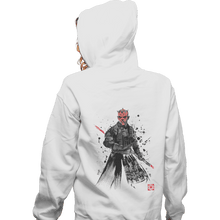 Load image into Gallery viewer, Shirts Pullover Hoodies, Unisex / Small / White Darth Lord Sumi-e
