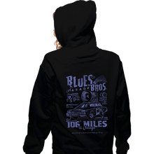 Load image into Gallery viewer, Daily_Deal_Shirts Zippered Hoodies, Unisex / Small / Black Blues Brothers Garage
