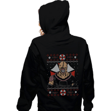 Load image into Gallery viewer, Shirts Zippered Hoodies, Unisex / Small / Black Bio Organic Weapon Christmas
