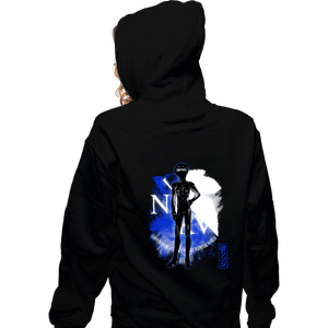 Shirts Zippered Hoodies, Unisex / Small / Black Cosmic Pilot