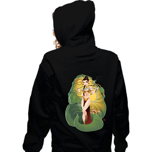 Secret_Shirts Zippered Hoodies, Unisex / Small / Black Leia & Jabba